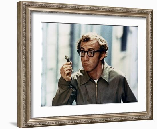 Woody Allen Take the Money and Run 1969 Directed by Woody Allen-null-Framed Photo