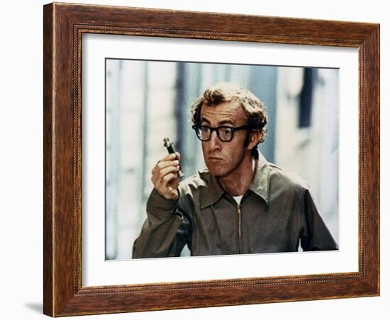 Woody Allen Take the Money and Run 1969 Directed by Woody Allen-null-Framed Photo