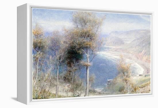 Woody Bay, Devon, 1905-Albert Goodwin-Framed Premier Image Canvas