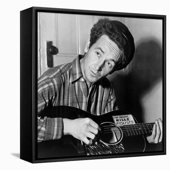 Woody Guthrie (1912-1967)-Al Aumuller-Framed Premier Image Canvas
