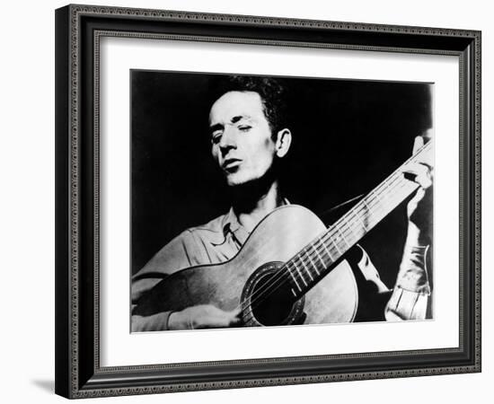 Woody Guthrie (1912-1967)-null-Framed Giclee Print