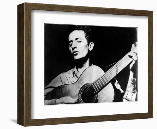 Woody Guthrie (1912-1967)-null-Framed Giclee Print