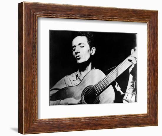 Woody Guthrie (1912-1967)-null-Framed Giclee Print