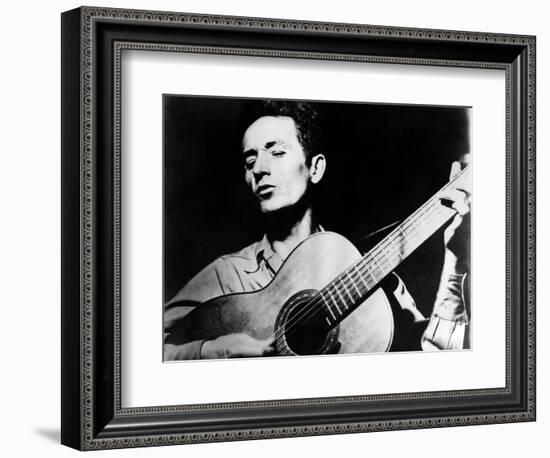 Woody Guthrie (1912-1967)-null-Framed Giclee Print