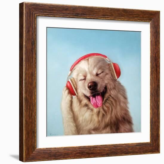 Woof Jam-Lucia Heffernan-Framed Art Print