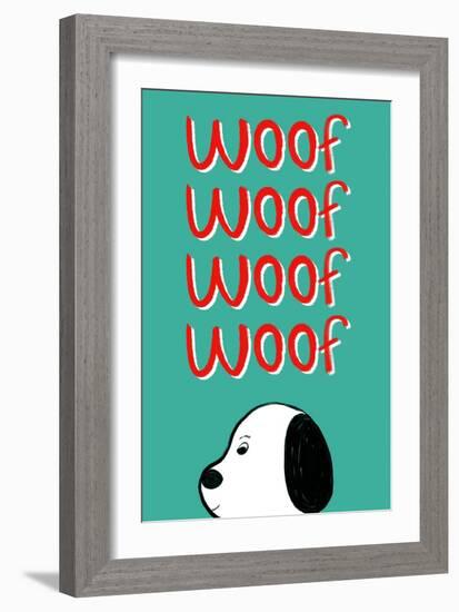 Woof-Emily Navas-Framed Art Print