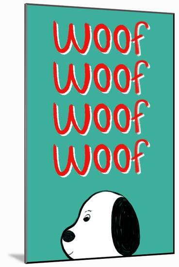 Woof-Emily Navas-Mounted Art Print