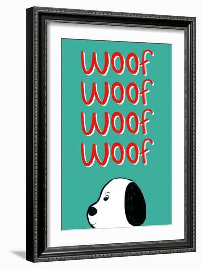 Woof-Emily Navas-Framed Art Print