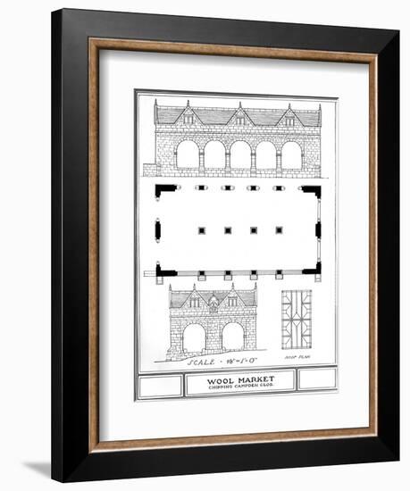 Wool Market, Chipping Campden Gloucestershire, 1924-Unknown-Framed Giclee Print