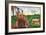 Wooldridge Farm, Priory-Nell Hill-Framed Giclee Print