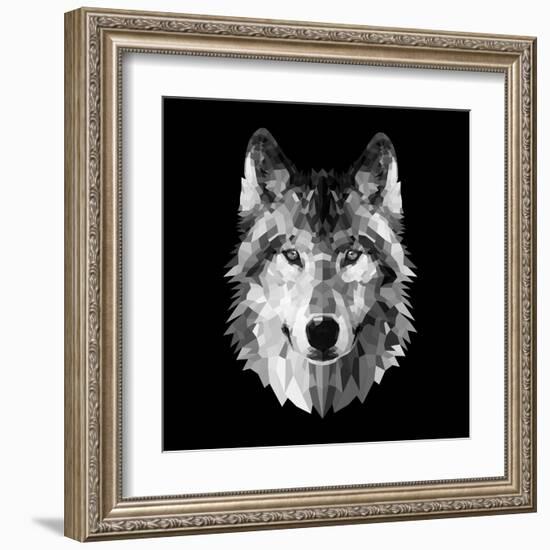 Woolf Head 2-Lisa Kroll-Framed Art Print