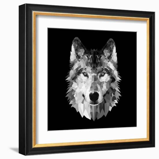 Woolf Head 2-Lisa Kroll-Framed Art Print