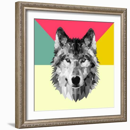 Woolf Head-Lisa Kroll-Framed Art Print