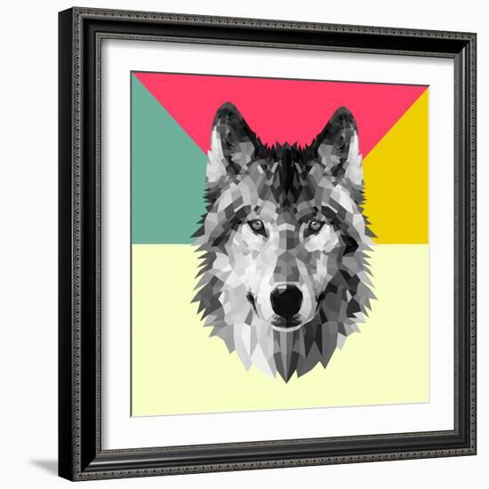 Woolf Head-Lisa Kroll-Framed Art Print