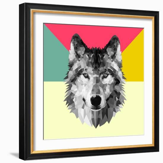 Woolf Head-Lisa Kroll-Framed Art Print