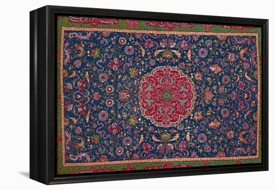 'Woollen Carpet, Enriched with Gold and Silver Thread. Persian; Late 16th Century', 1903-Unknown-Framed Premier Image Canvas