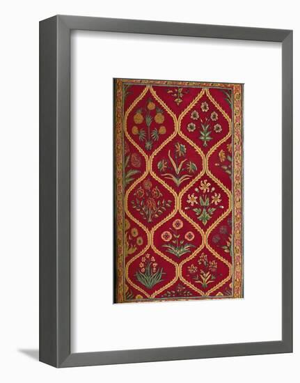 'Woollen Carpet. Indian (Royal Factory of Lahore); 17th Century', 1903-Unknown-Framed Photographic Print