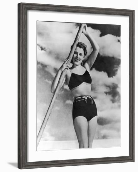 Woollen Swimwear 1940-null-Framed Photographic Print