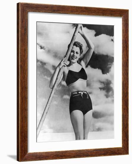 Woollen Swimwear 1940-null-Framed Photographic Print