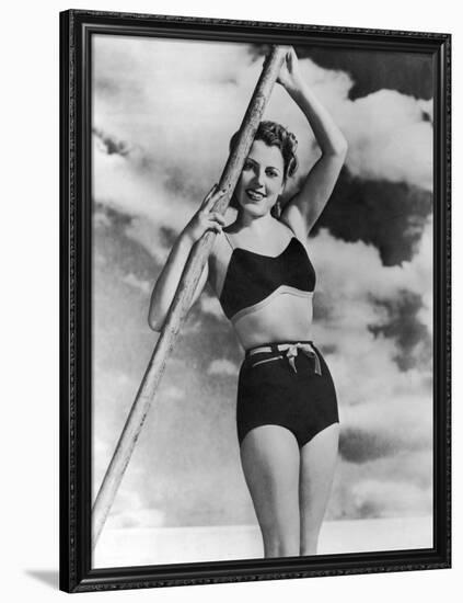 Woollen Swimwear 1940-null-Framed Photographic Print