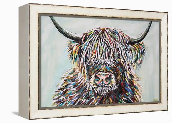 Woolly Highland II-Carolee Vitaletti-Framed Stretched Canvas