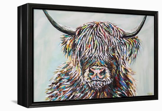 Woolly Highland II-Carolee Vitaletti-Framed Stretched Canvas