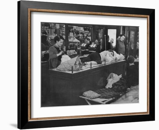 Woolworth Strike-William Vandivert-Framed Photographic Print