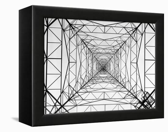 WOR Radio Transmitting Tower-Margaret Bourke-White-Framed Premier Image Canvas