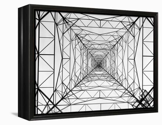 WOR Radio Transmitting Tower-Margaret Bourke-White-Framed Premier Image Canvas