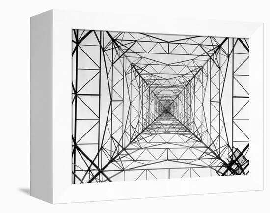 WOR Radio Transmitting Tower-Margaret Bourke-White-Framed Premier Image Canvas