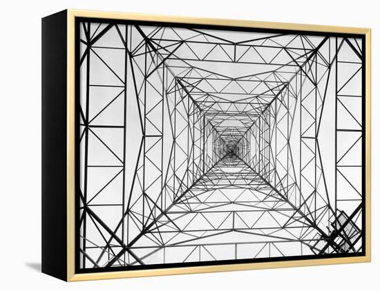 WOR Radio Transmitting Tower-Margaret Bourke-White-Framed Premier Image Canvas