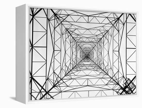 WOR Radio Transmitting Tower-Margaret Bourke-White-Framed Premier Image Canvas