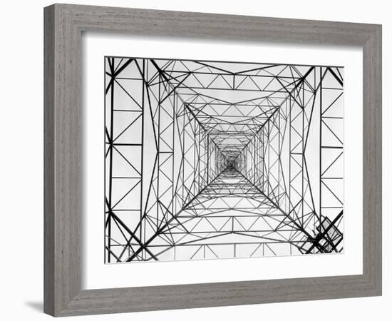 WOR Radio Transmitting Tower-Margaret Bourke-White-Framed Photographic Print