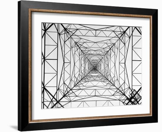 WOR Radio Transmitting Tower-Margaret Bourke-White-Framed Photographic Print