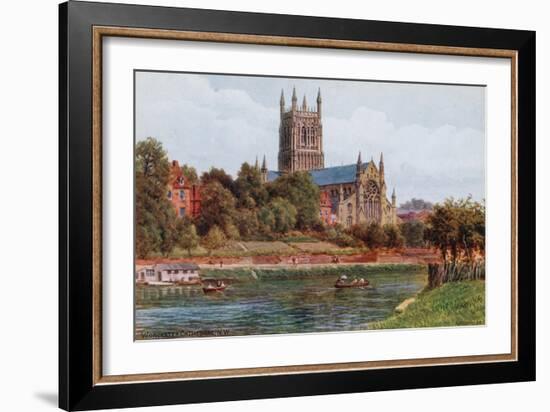 Worcester Cathedral, N W-Alfred Robert Quinton-Framed Giclee Print