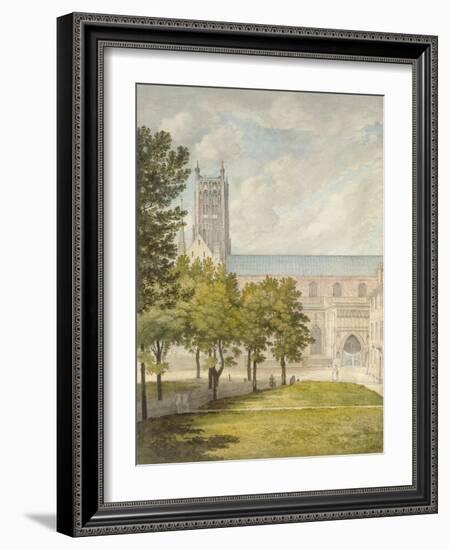 Worcester Cathedral, Probably 1774-John Baptist Malchair-Framed Giclee Print