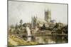 Worcester Cathedral-John O'connor-Mounted Giclee Print