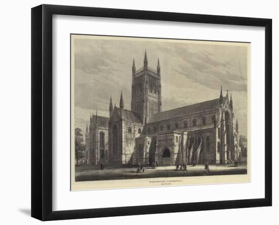 Worcester Cathedral-Samuel Read-Framed Giclee Print