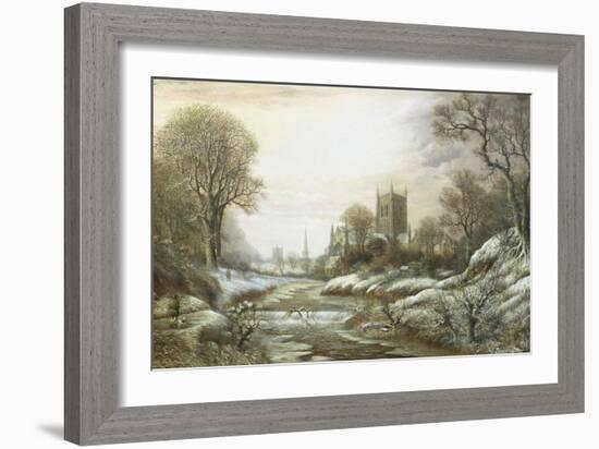 Worcester from the South West-Charles Leaver-Framed Giclee Print