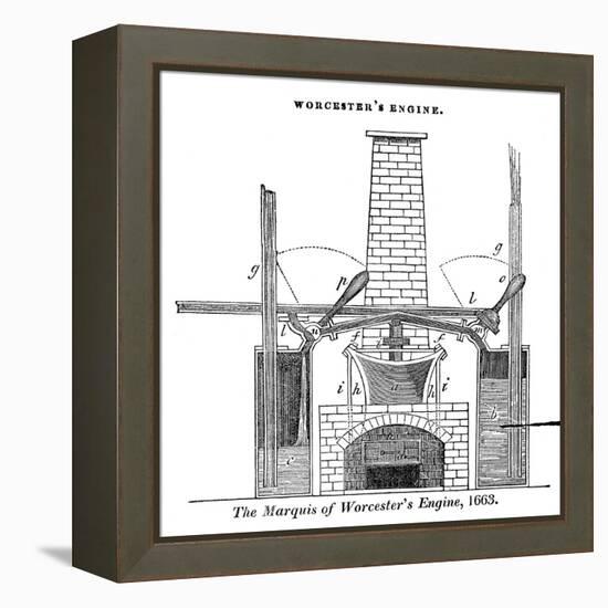 Worcester's Engine-Science, Industry and Business Library-Framed Premier Image Canvas