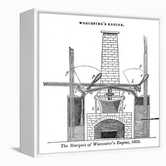 Worcester's Engine-Science, Industry and Business Library-Framed Premier Image Canvas