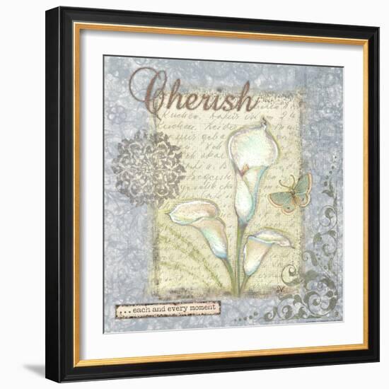 Word 2 Cherish-Viv Eisner-Framed Premium Giclee Print