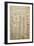 Word List and Male Profile, from Codex Trivulzianus, 1478-1490-Leonardo da Vinci-Framed Giclee Print