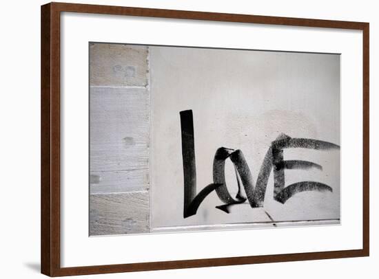 Word Love-ginton-Framed Photographic Print