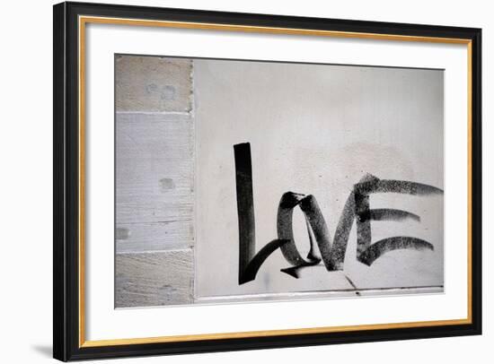 Word Love-ginton-Framed Photographic Print