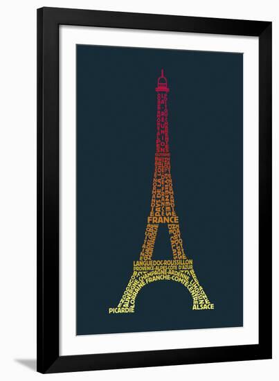 Word Play France-Tom Frazier-Framed Giclee Print