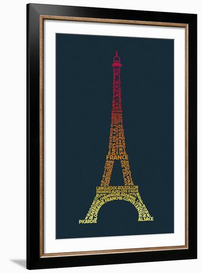 Word Play France-Tom Frazier-Framed Giclee Print