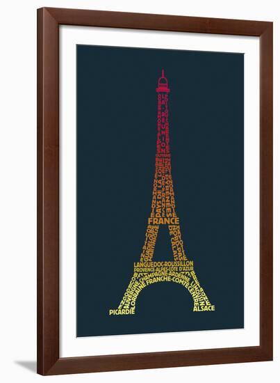 Word Play France-Tom Frazier-Framed Giclee Print