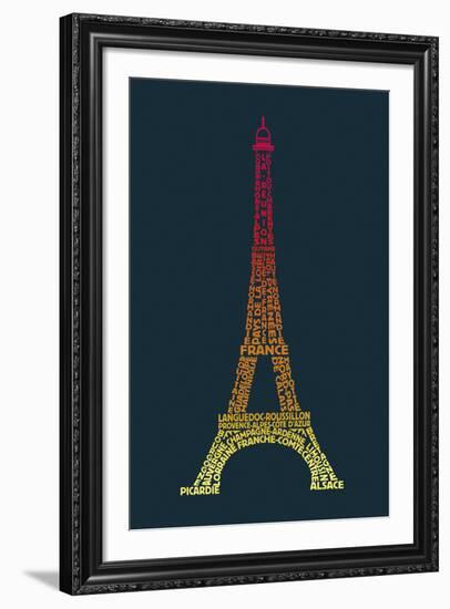 Word Play France-Tom Frazier-Framed Giclee Print