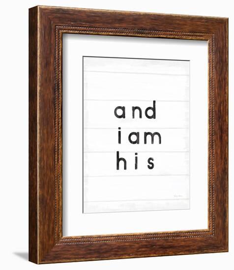 Words of Encouragement VIII on White Wood-Emily Adams-Framed Art Print